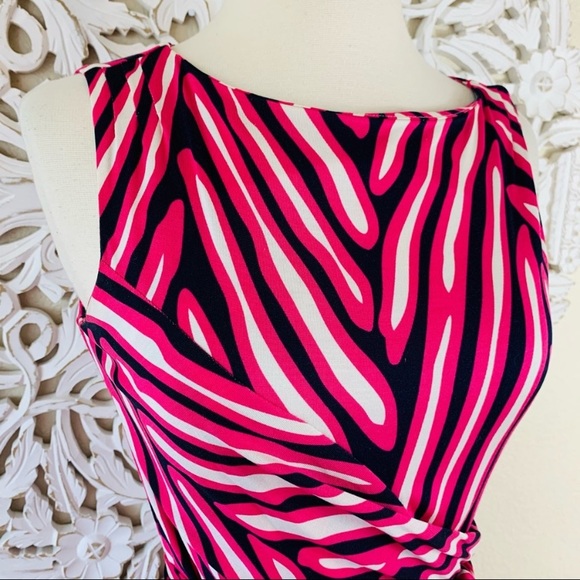 Diane Von Furstenberg Shina Silk Wrap Dress s4 - Picture 3 of 5